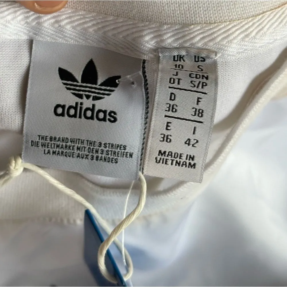 adidas Originals white logo string Tee Dress - Image 11