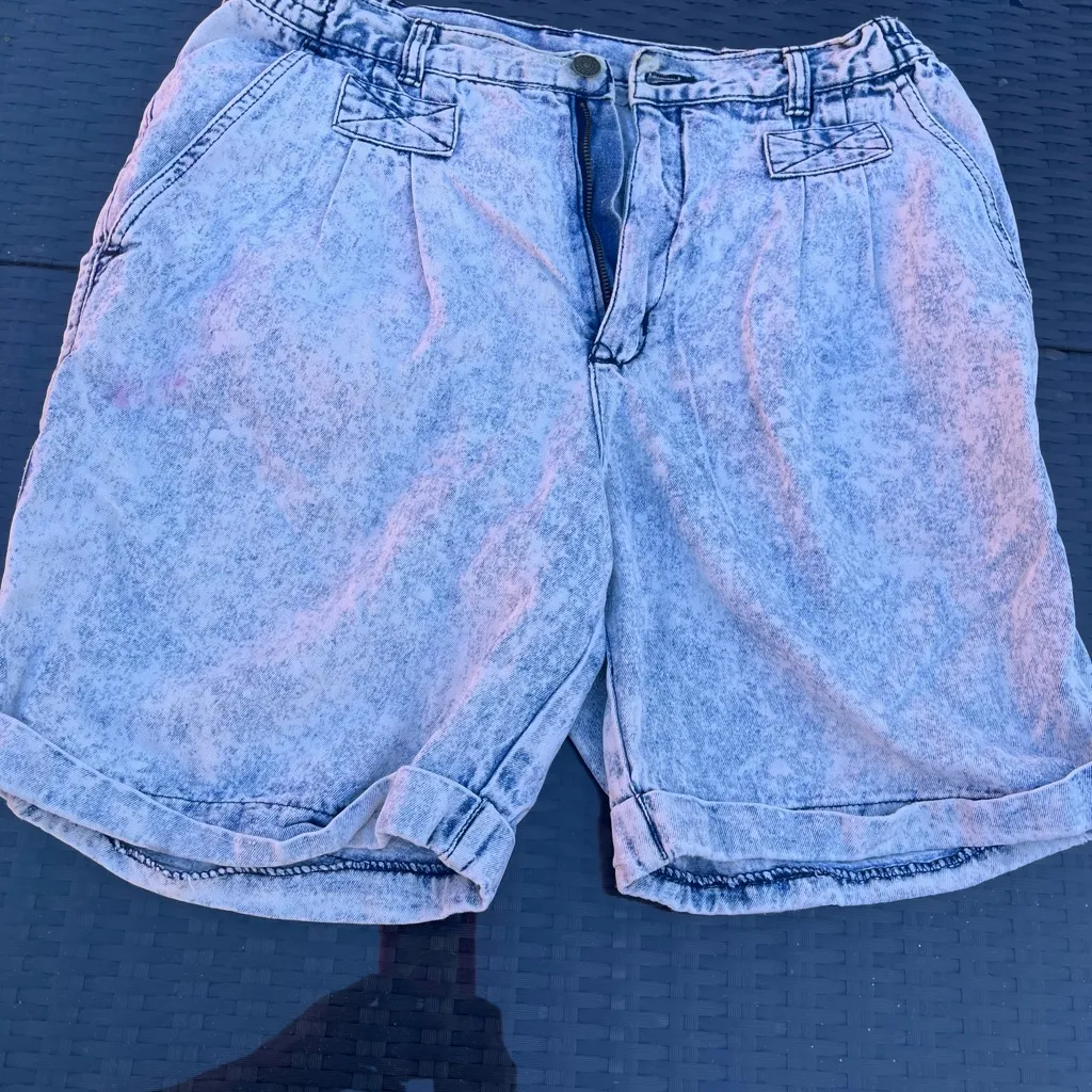 Women's Blue Denim Shorts Size M - Image 3