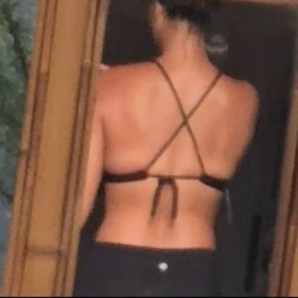 142. Mossimo black bikini top D/DD cup Black Size L - Image 3