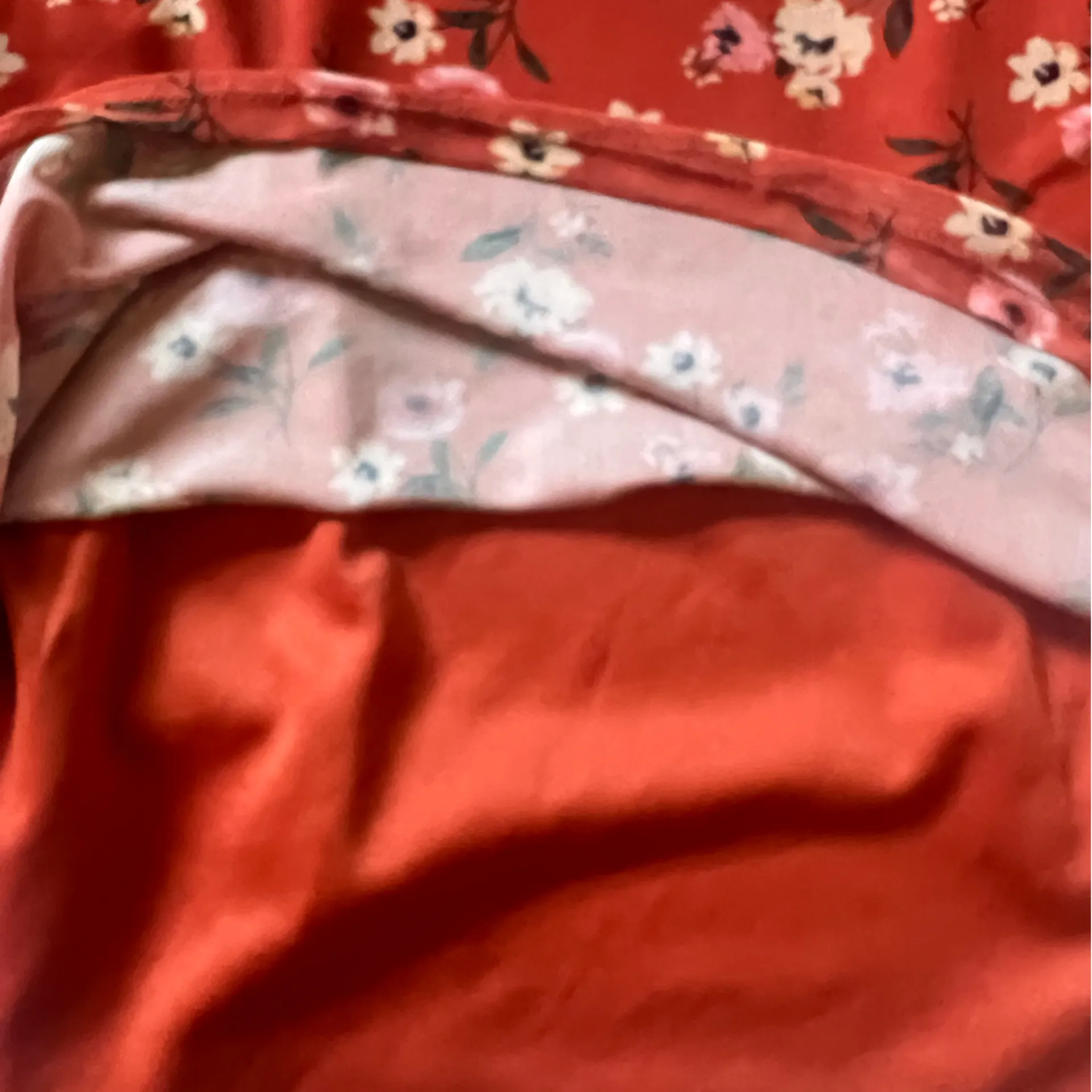 Y2K Top Women’s Medium Long Sleeve Floral Sheer with Tank top underneath - Image 3