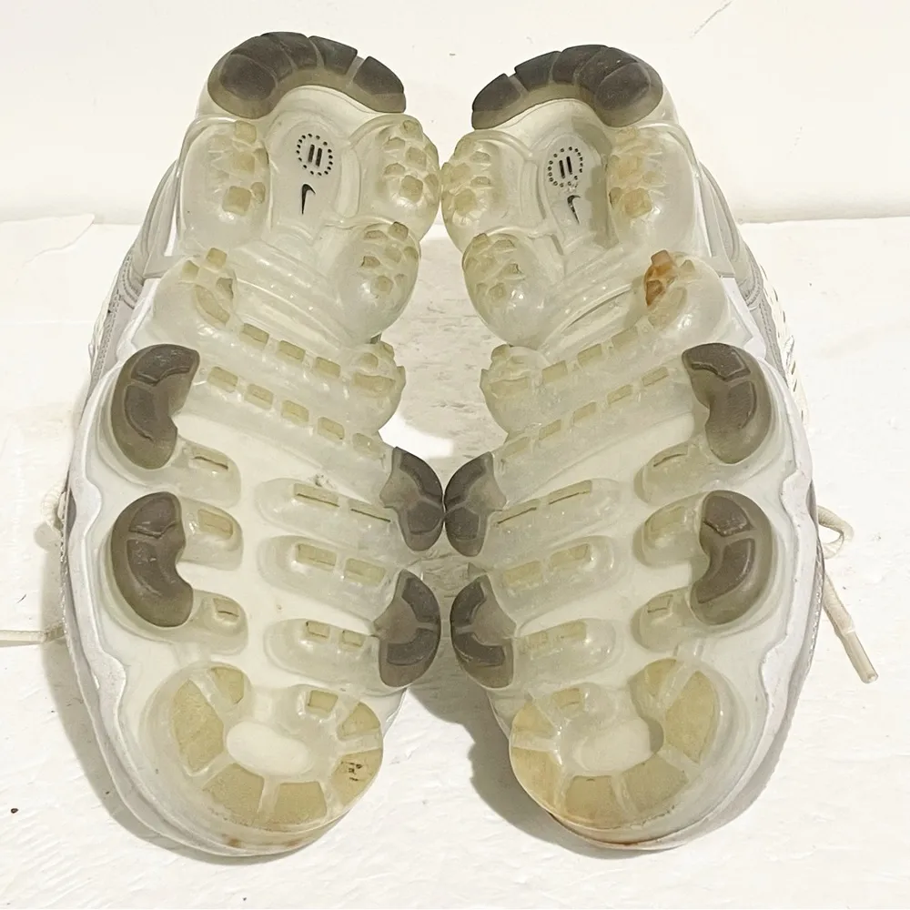 Nike Size 9 Air Vapormax 360 Women's Fossil / Metallic Silver Low Top Sneaker - Image 7