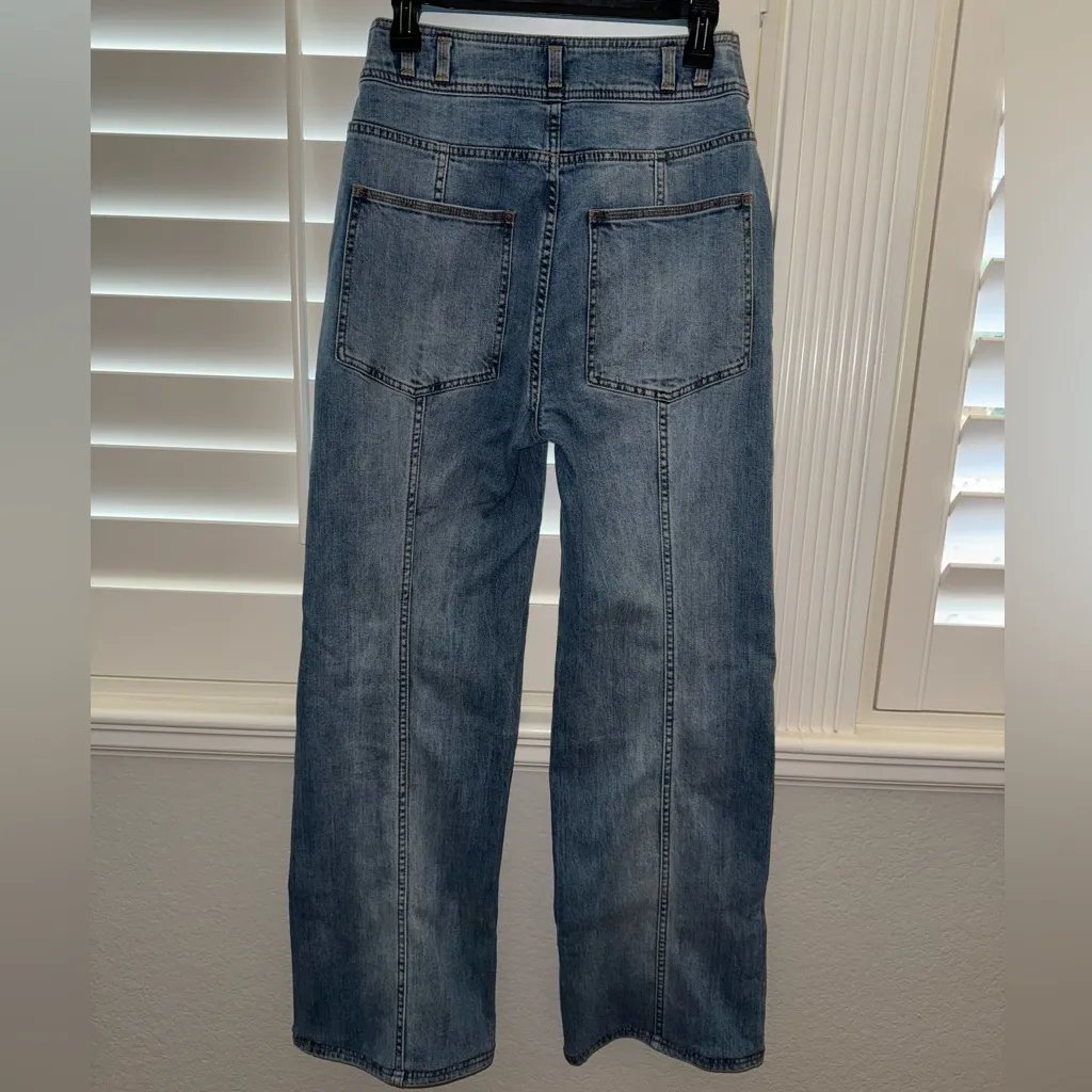 ULLA JOHNSON Abrams Jeans Medium Wash Size 2/4 - Image 6