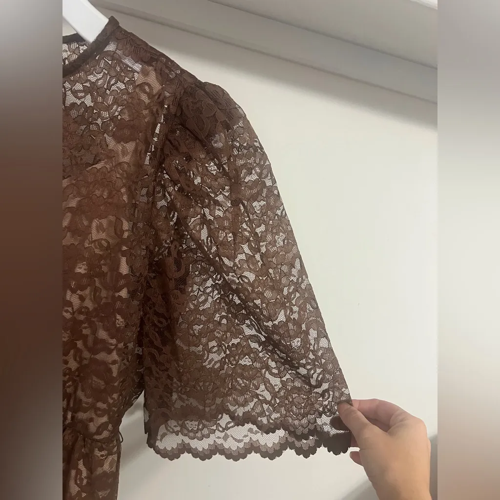 Vintage JCPenny Gown Brown Size 14 - Image 3