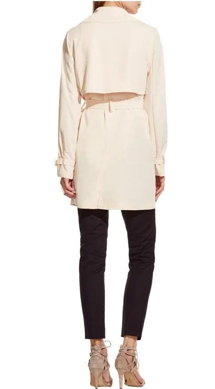 Belted Soft Trench Coat - Image 3