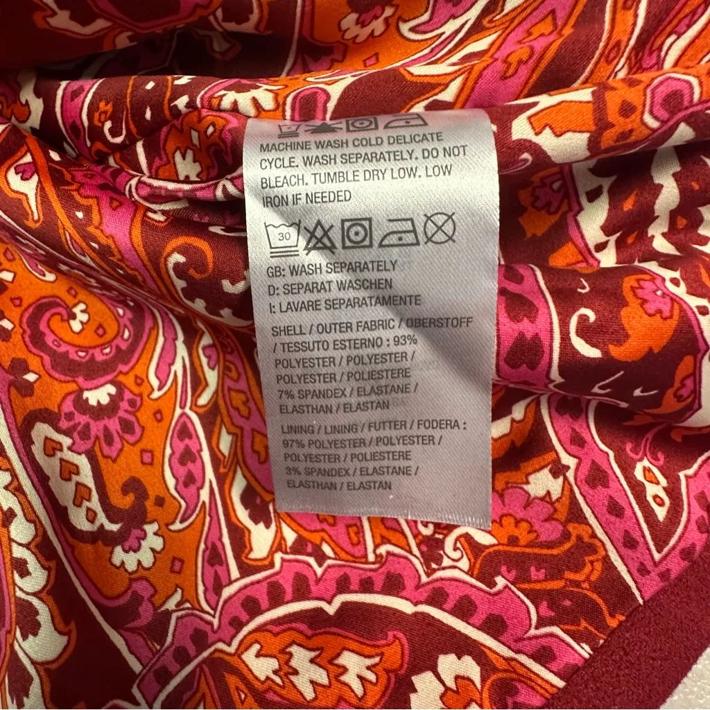 Isaac Mizrahi Vibrant Red Faux Suede Blazer - Image 6