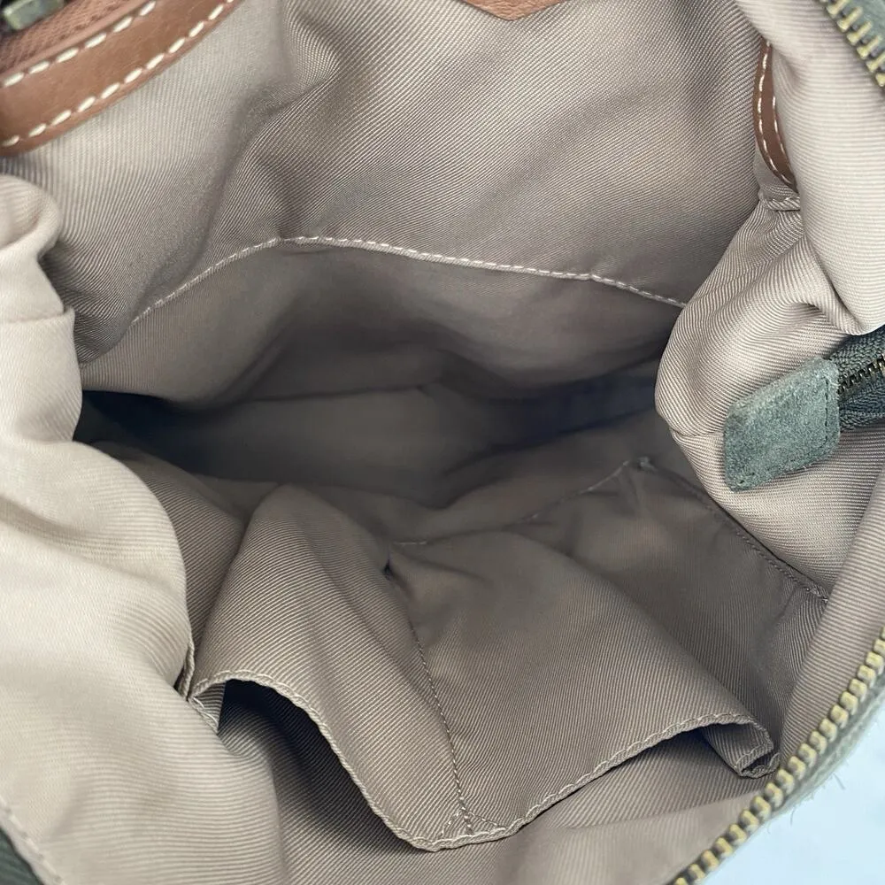 The Sak Lucia Moss Green Suede Crossbody Bag with Charms - Image 8