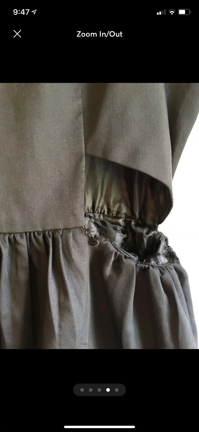 Francescas Large Black Hi Low Dress - Image 4