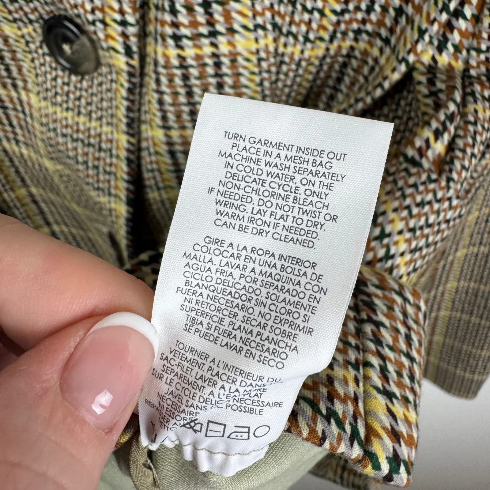 Cabi Pastime Plaid Blazer Jacket Size 4 Academia Career Business Fall Preppy‎ - Image 7