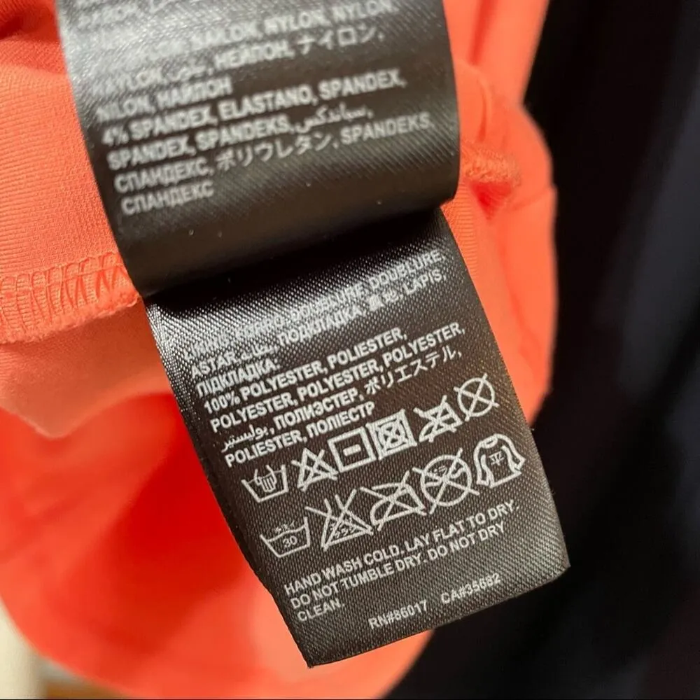 Bebe Orange One Shoulder Baddie Bodycon Mini Dress XS Y2K Asymmetrical Party - Image 10