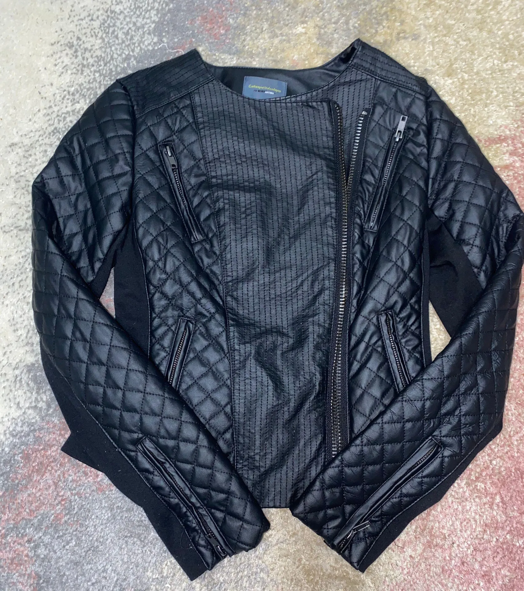 Catherine Malandrino Leather Jacket - Image 2