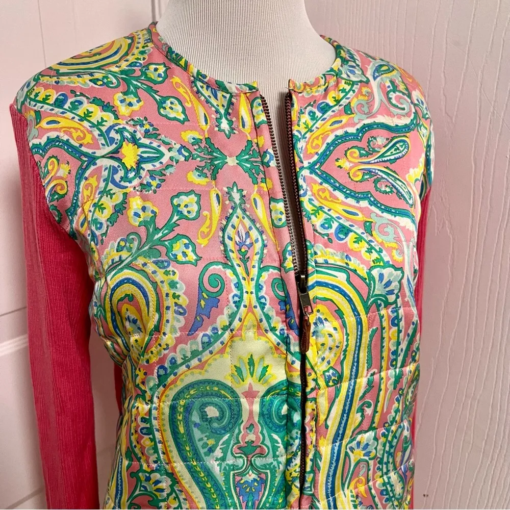 J McLaughlin Quilted Sweater Jacket - Image 2