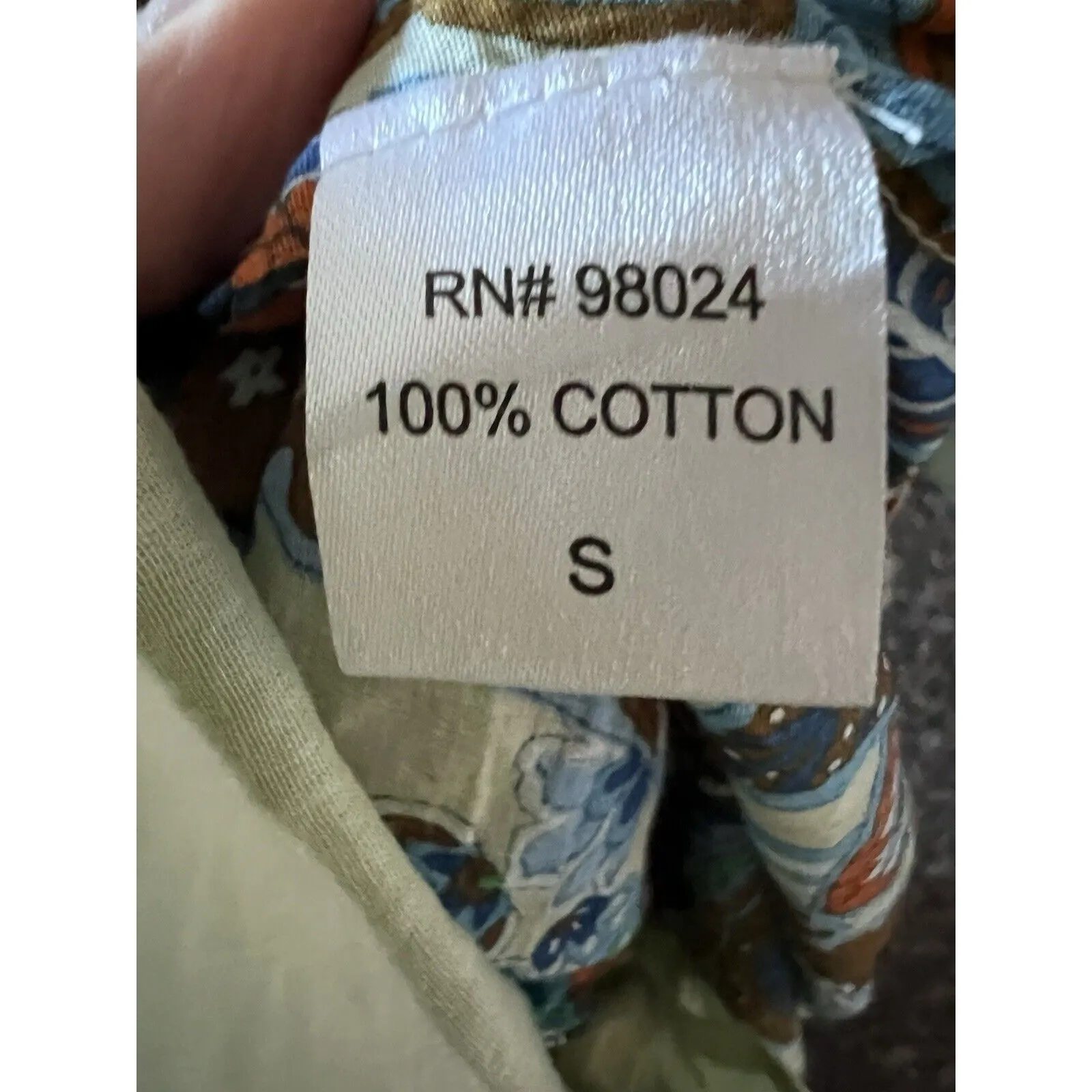 House Of Harlow Paisley Blue Multi Floral Maxi Tie Back Dress Size S - Image 7