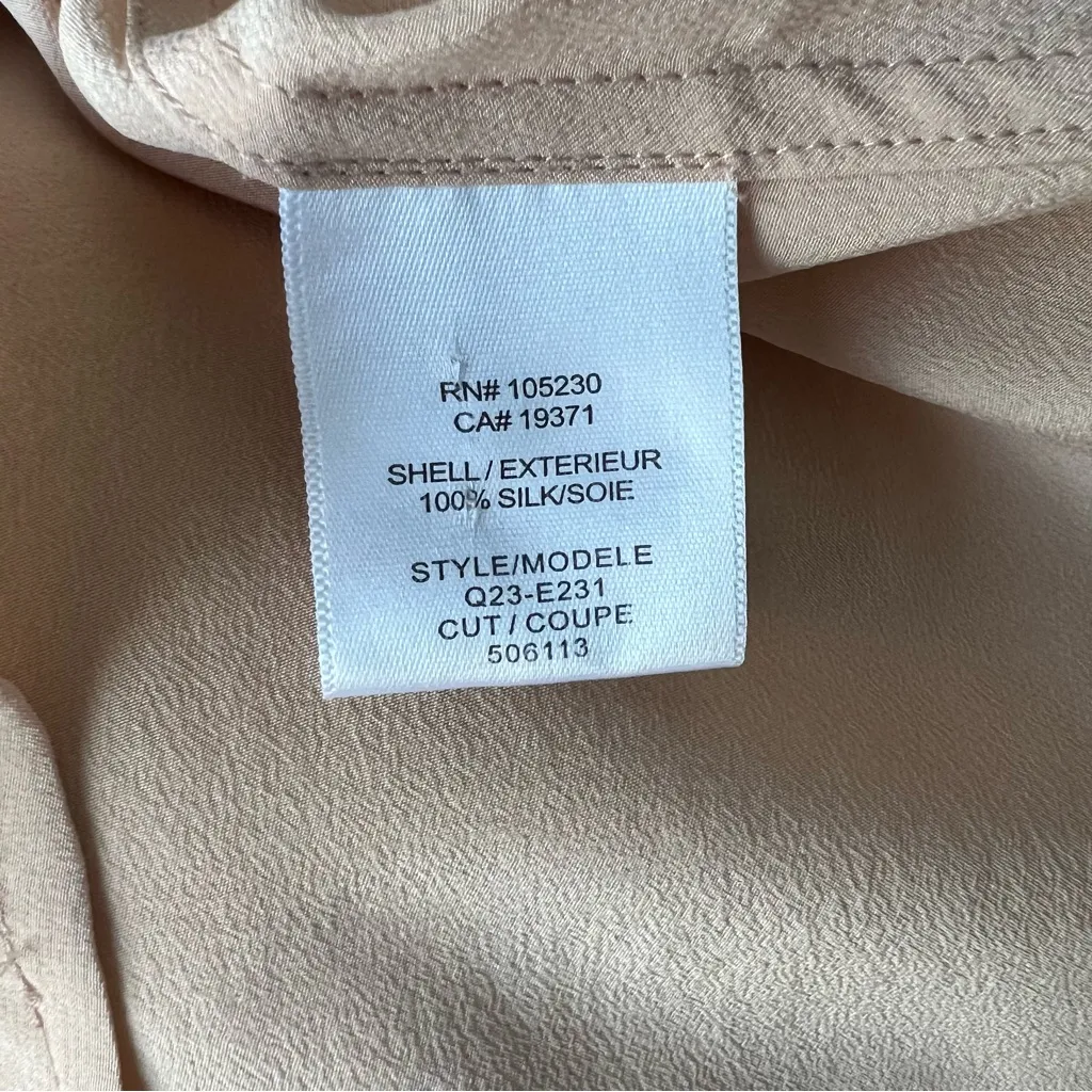 Equipment Femme Long Sleeve Silk Crepe Button Down Shirt In Smoke Rose - Image 10