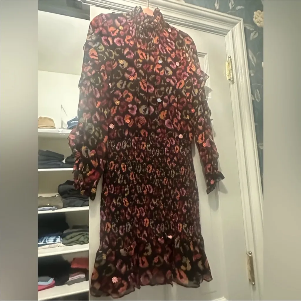 FARM Rio Multicolor Long Sleeve Dress - Image 3