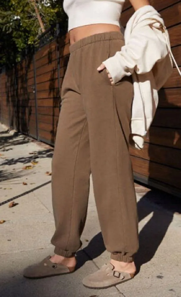 John Galt Brown Rosa Sweatpants - Image 2