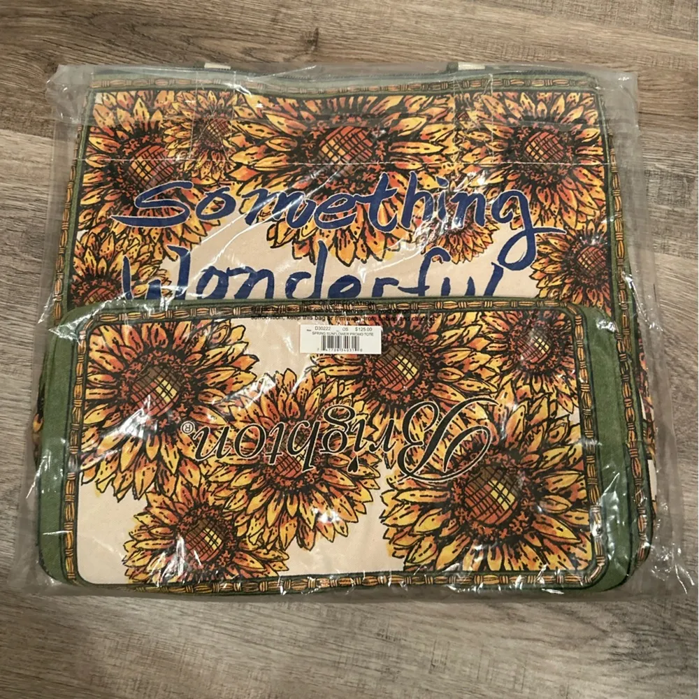 Brighton LoVe Perfect Sunflower Tote Bag “Something Wonderful is About to Happen - Image 3