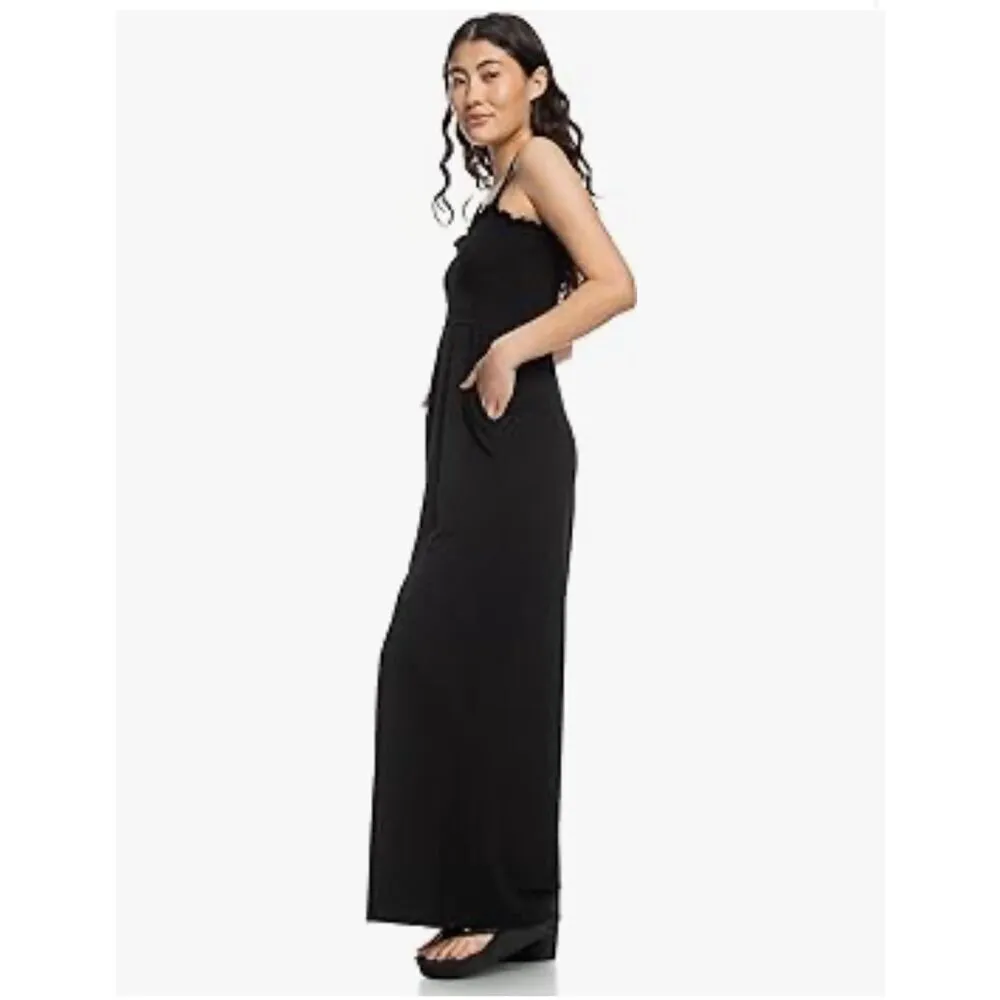 NEW Black Tank Jumpsuit Wide Leg XL - Image 2