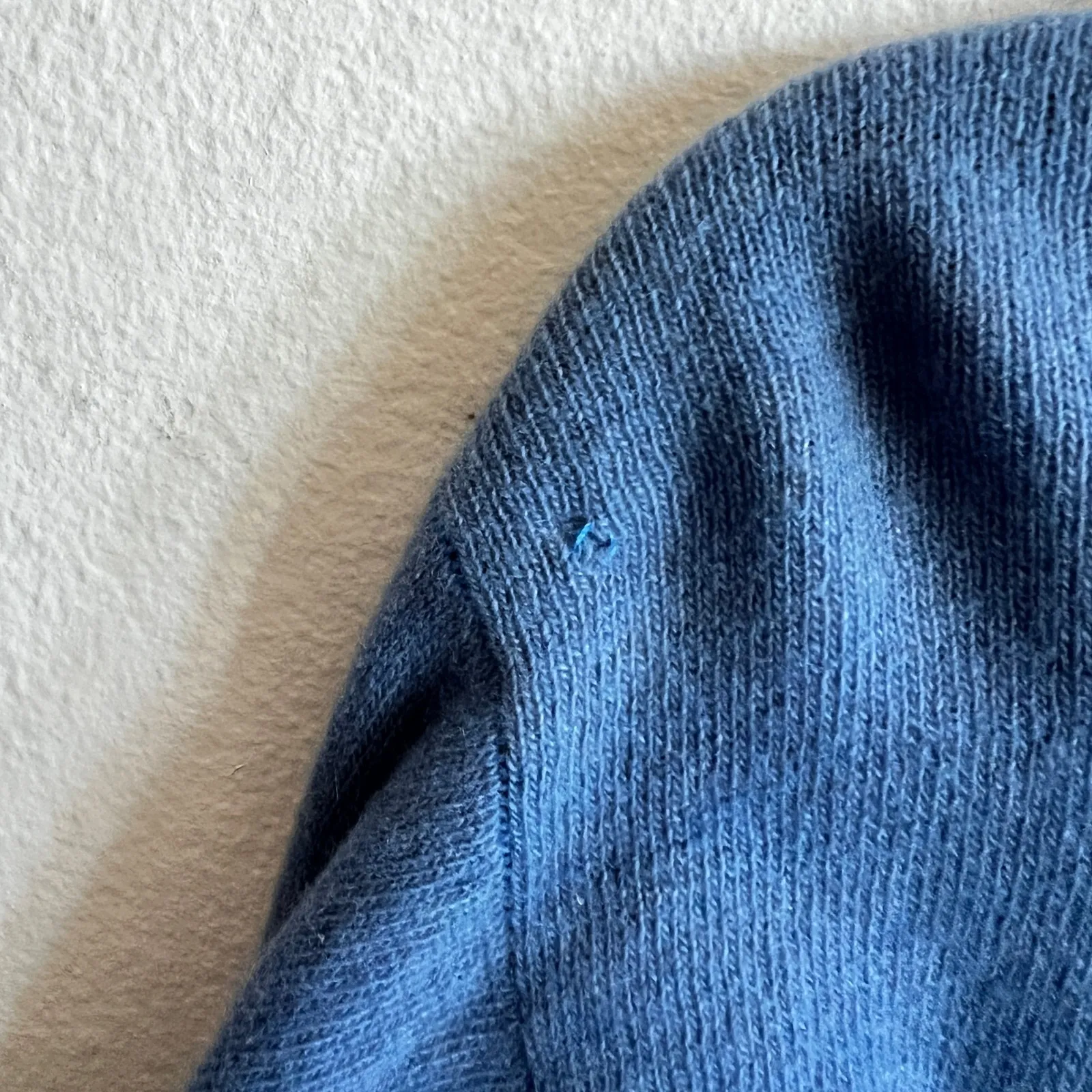 Bullock's Collegienne Vintage 1960s 100% Cashmere Cardigan Old Money Medium Blue - Image 5