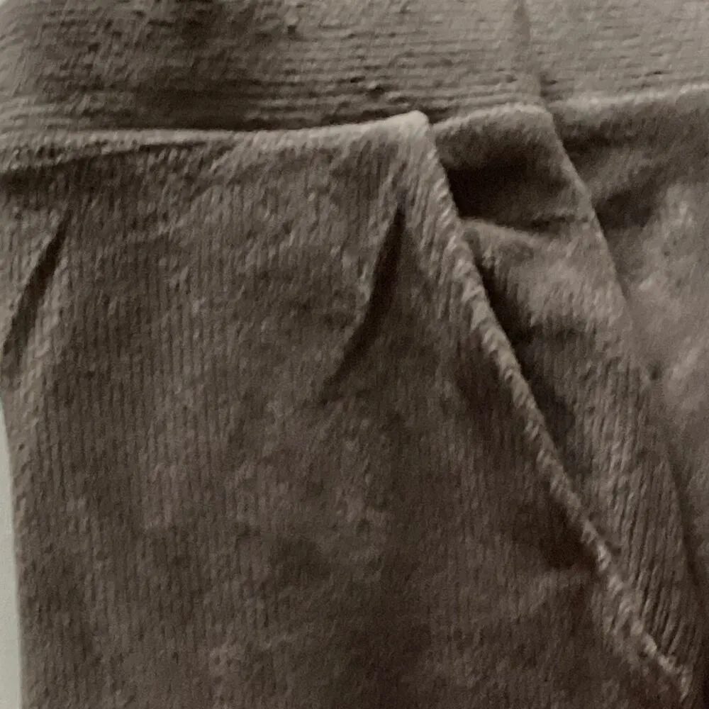 Lands End Womens Green Sport Cord Leggings XS Extra Small - Image 2