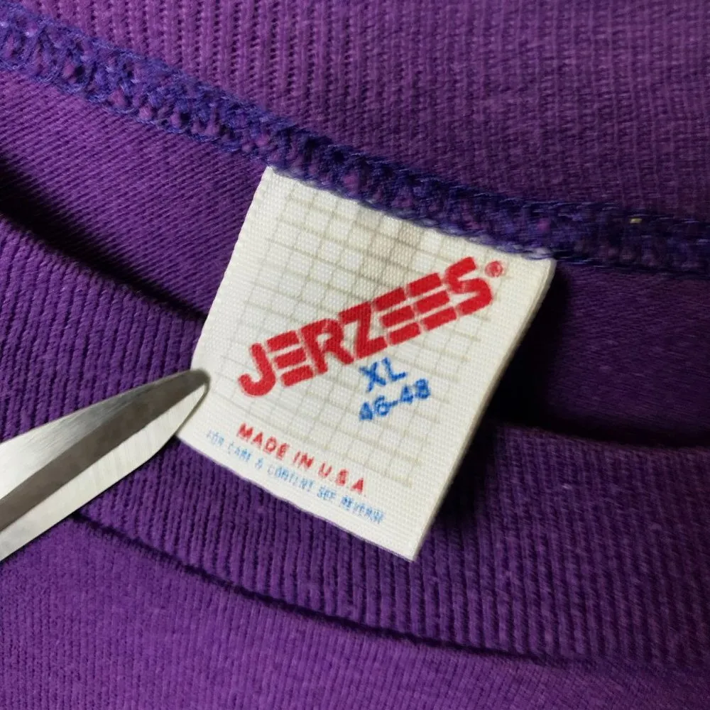 1992 Vintage 90s Be The One Bethel Baptist Church T Shirt Purple XL Extra Large - Image 4