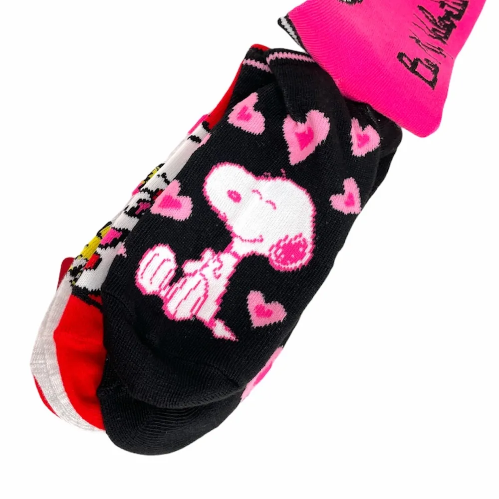 Peanuts Snoopy and Woodstock Valentine’s Socks - Image 5