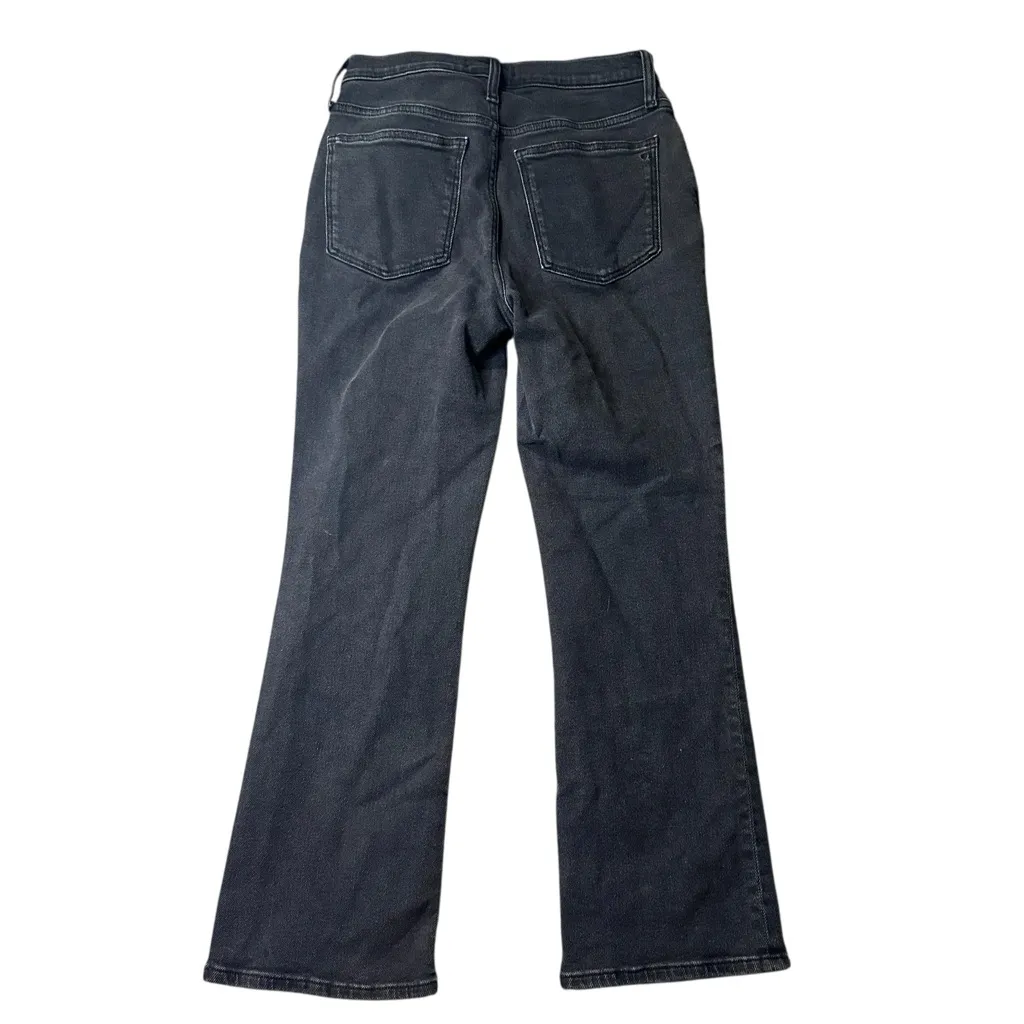 Madewell Black KICK OUT mid rise Women's flare Jeans Size 28 - Image 4