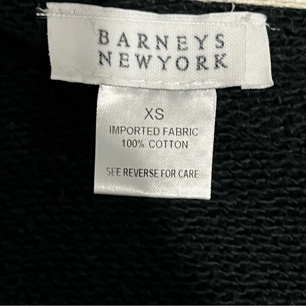 Barney’s New York Heather Grey & Black Tweed Knit Sweater Coatigan Blazer Jacket - Image 6
