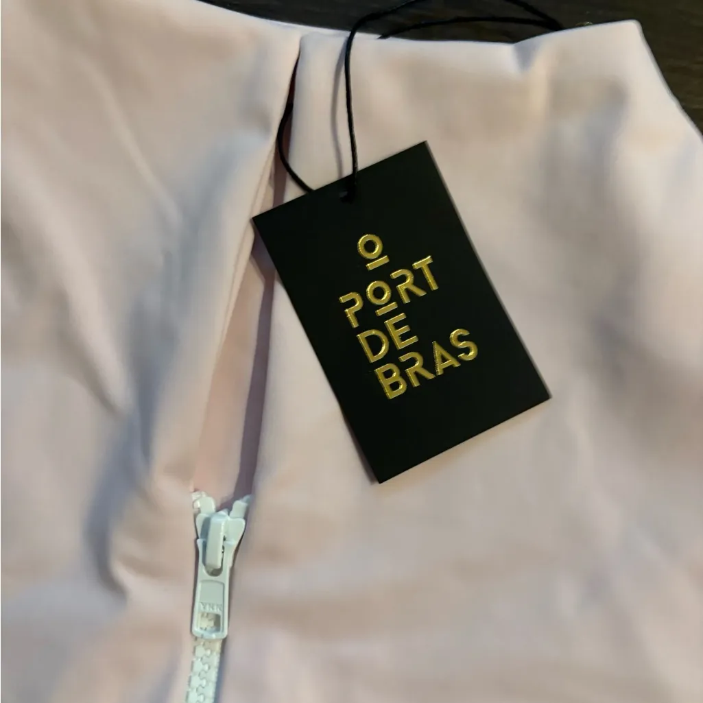 NWT Port de‎ Bras Arrow jacket Plie black chantilly size large Pink - Image 5