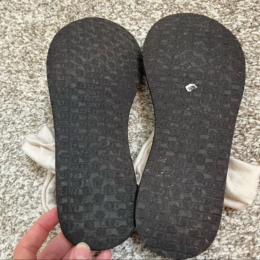 Sanuk Yoga Sling 2 Metallic Women's Sandals Size 8 - Image 5