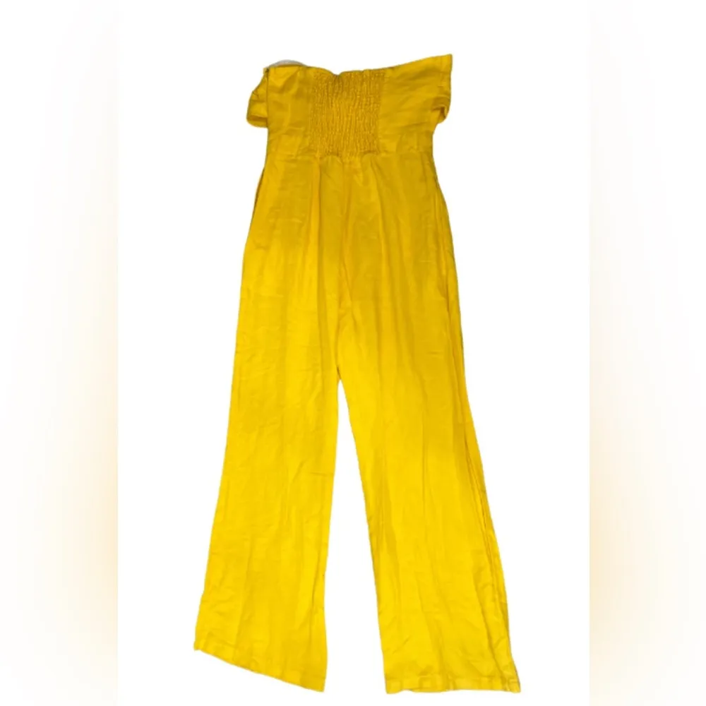Derek Lam 10 Crosby x RTR Yellow Sleeveless Jumpsuit - Image 6