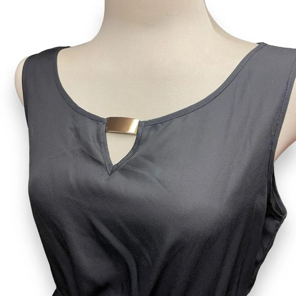 Rue21 Sleeveless Sheer Mini Dress Black XL - Image 2