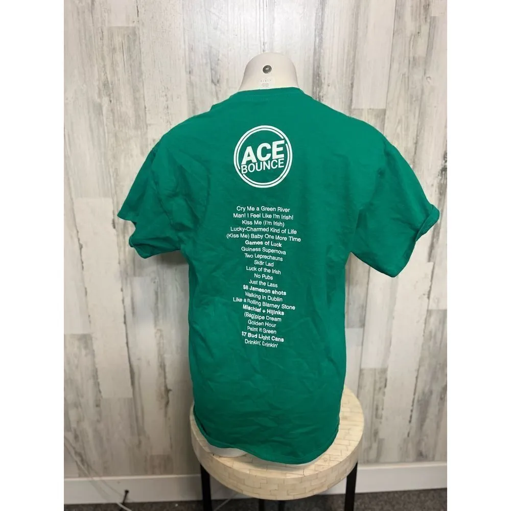 Green st pattys tshirt Green Size L - Image 3