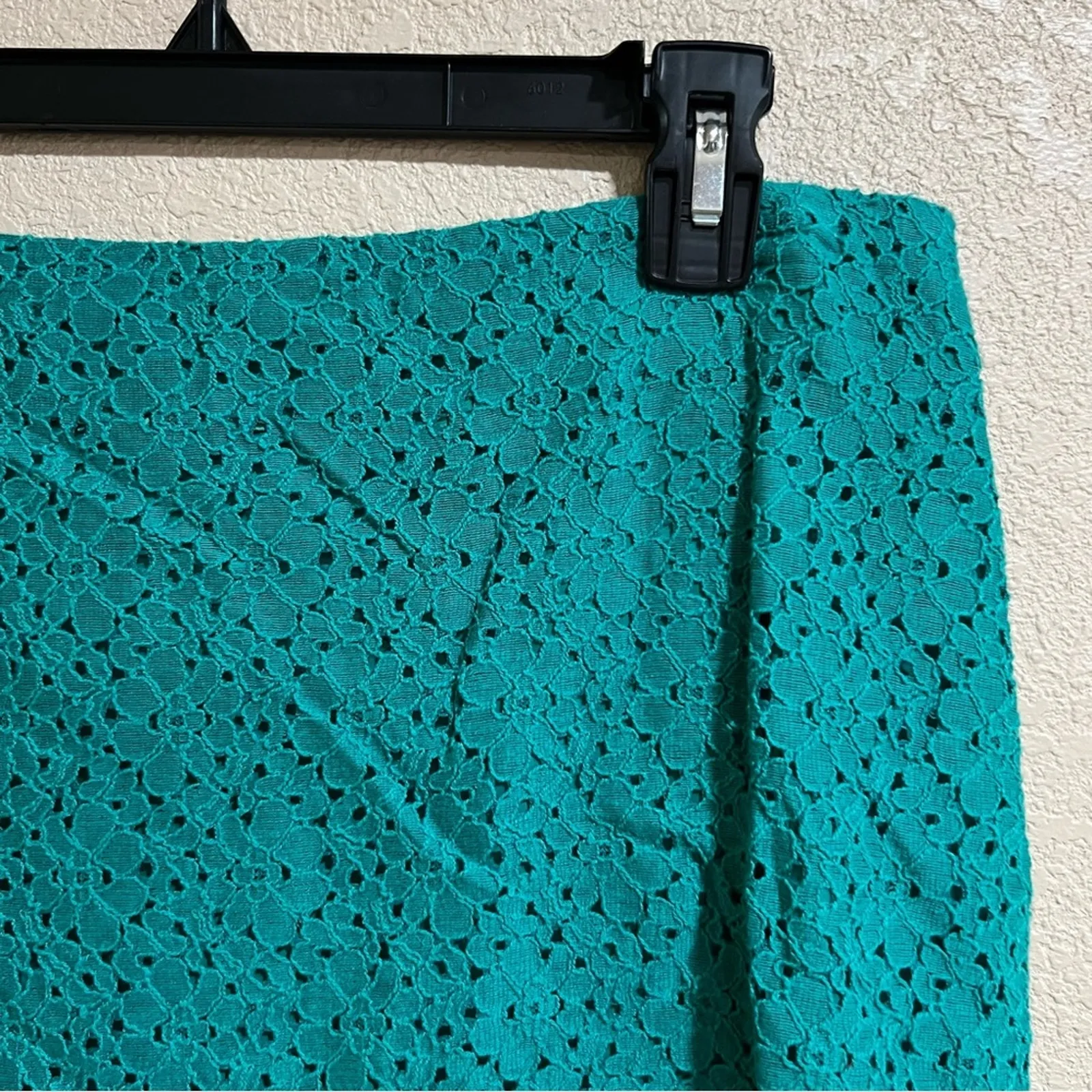 Brook Brother teal blue lace skirt - Image 2