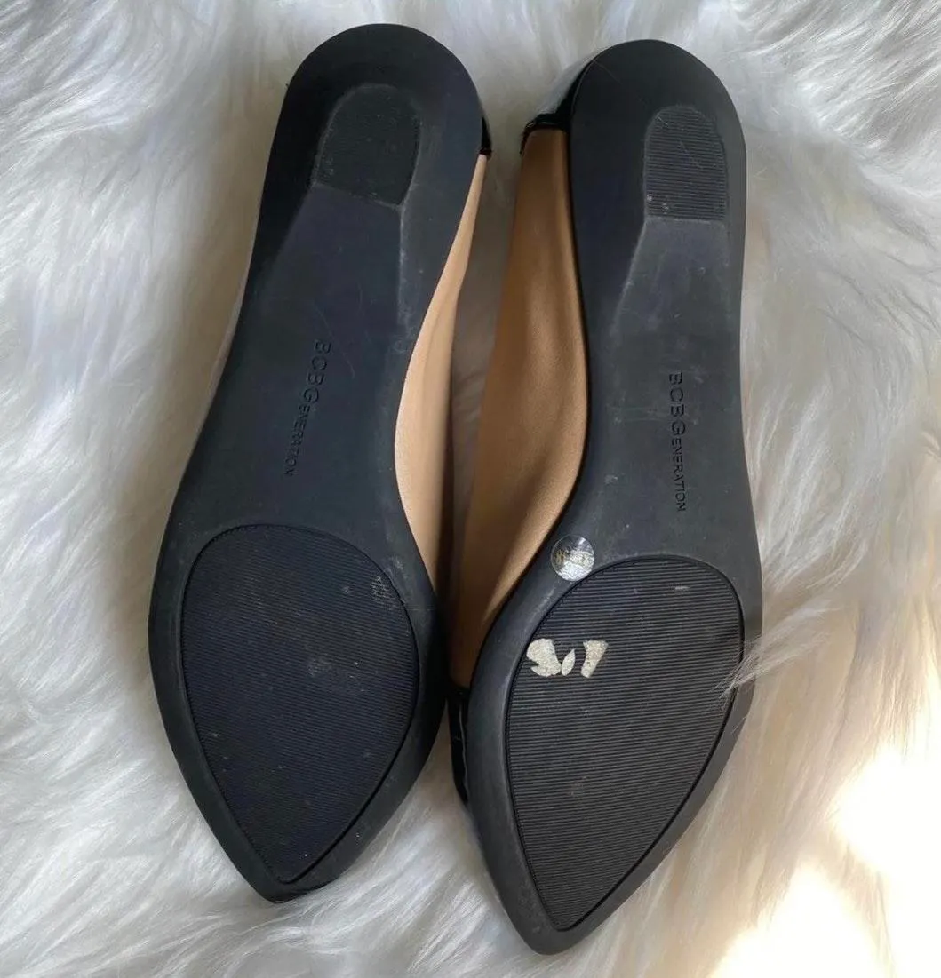 Dressy Flat Stylish slip-on features a patent heel and toe, soft tricot lining and a fully cushioned insole. - Image 4