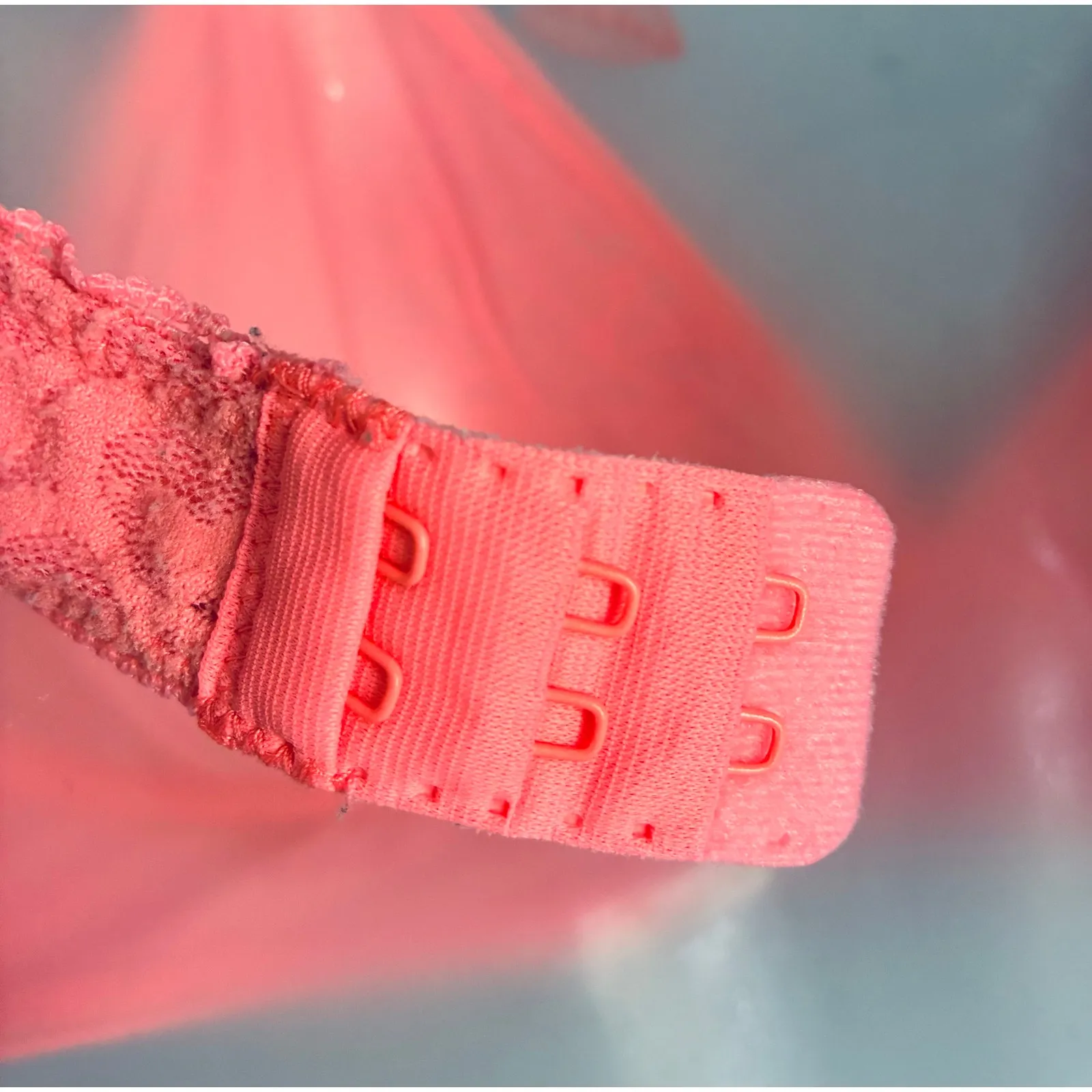 Aerie Bralette Medium Coral Appliqué Lace - Image 7