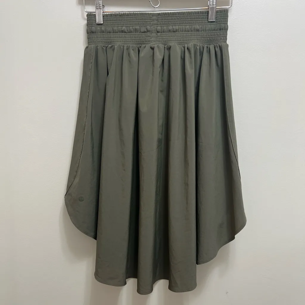 Lululemon The Everyday Skirt Drawstring in Sage Green Size 6 - Image 6