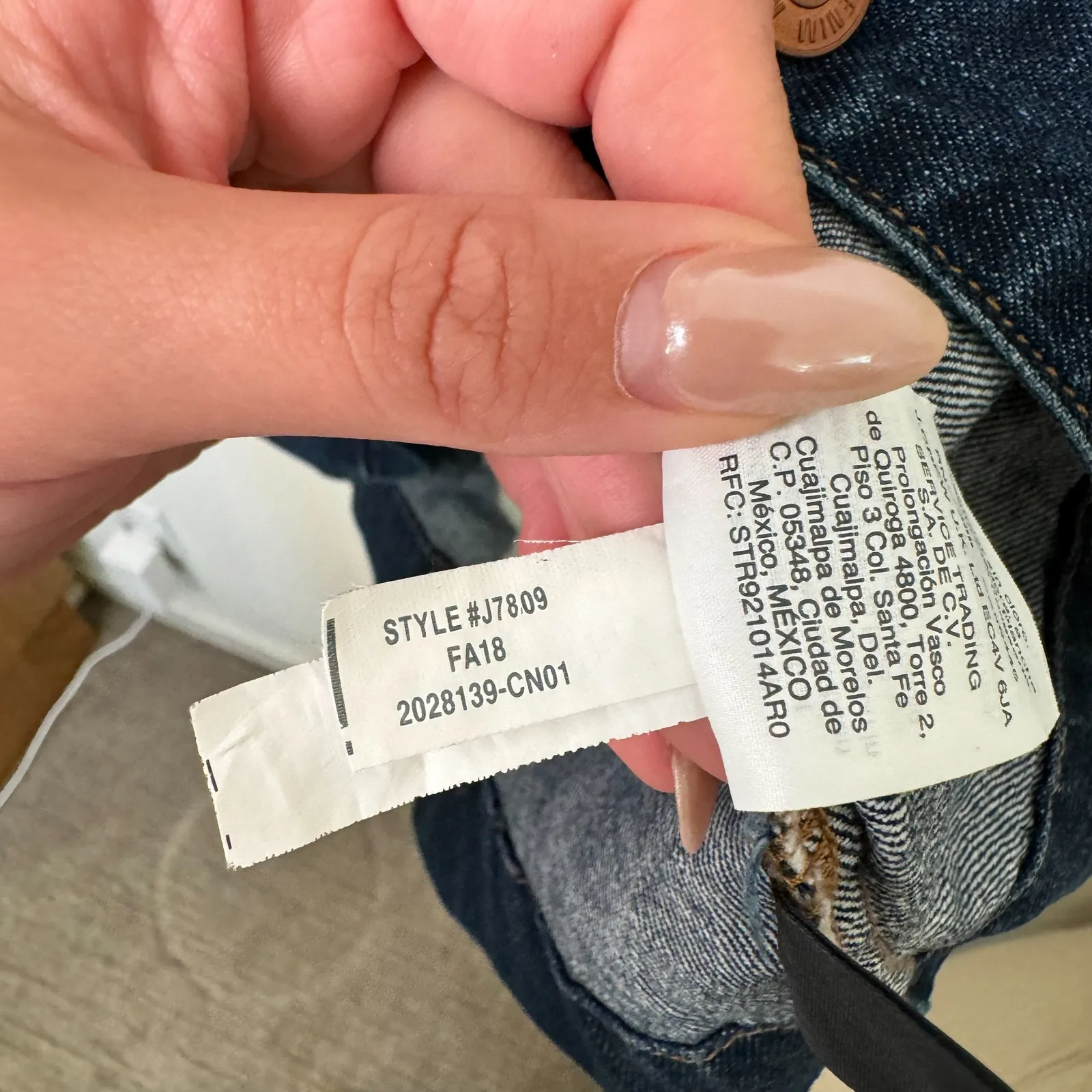 Madewell  Dark Denim Tie Strap Mini Dress - Image 6