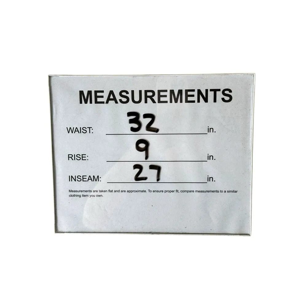 Pilcro Pants Womens 27‎ Black Cargo Distressed Wide Leg Ankle Cropped Canvas - Image 8