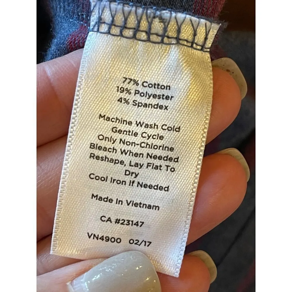 Talbots Blue And Purple Stripe Sleeveless Faux Wrap Skirt‎ Dress Size S - Image 8