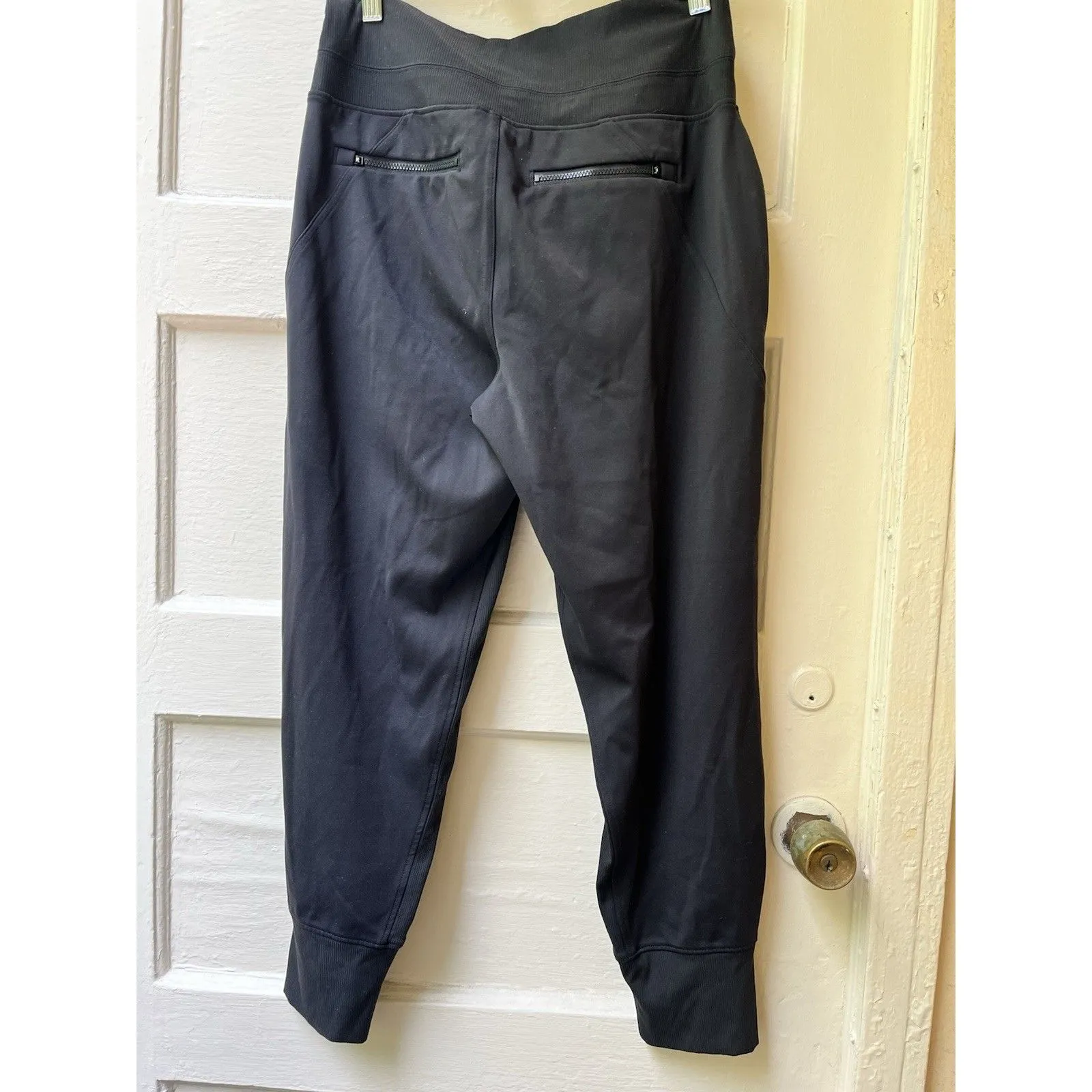 Athleta Venice High Rise Jogger Athletic Pants Gym Athleisure XS Black Color - Image 5