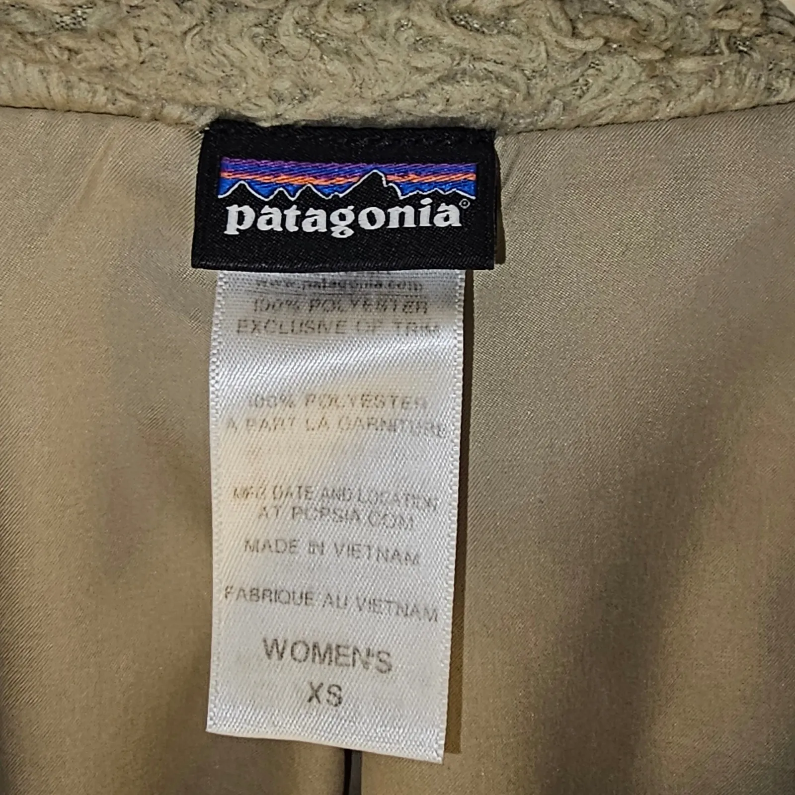 Patagonia‎ Womens Tan Los Gatos Full Zip Jacket XS - Image 4