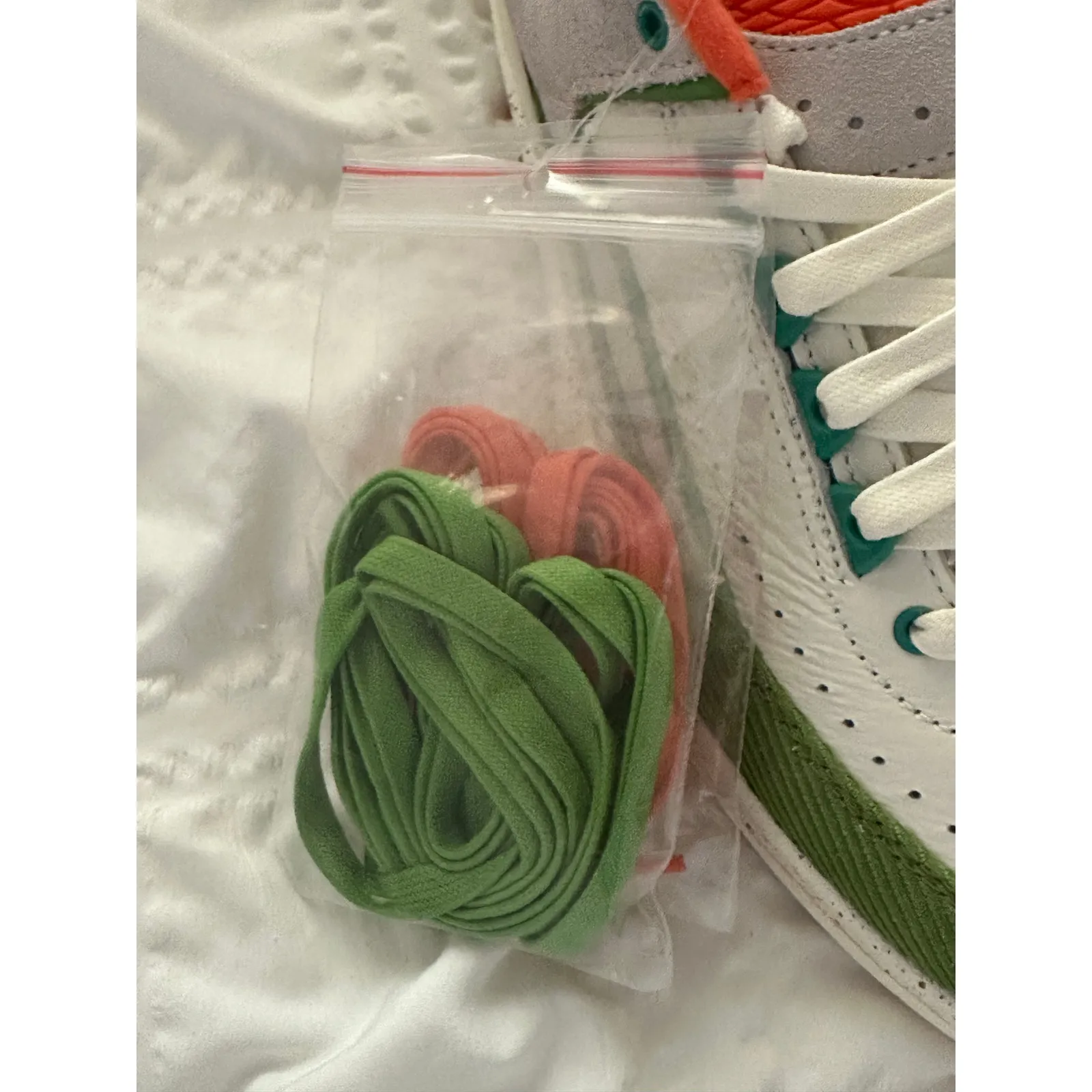 Air Jordan Titan 2 Women's Retro Low Sail/Safety Orange/Chlorophyll size 9.5 New - Image 7