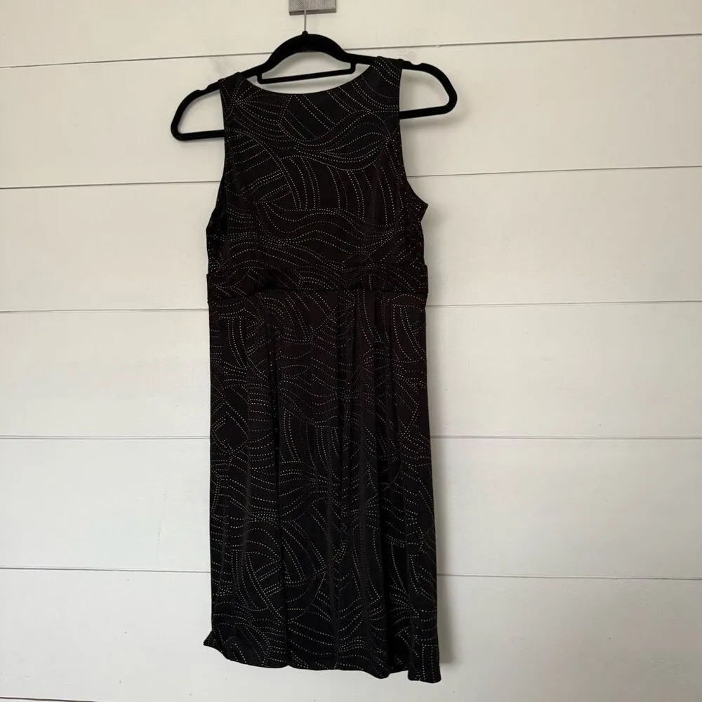 Express Women’s Small Black Patterned Dress - Image 4