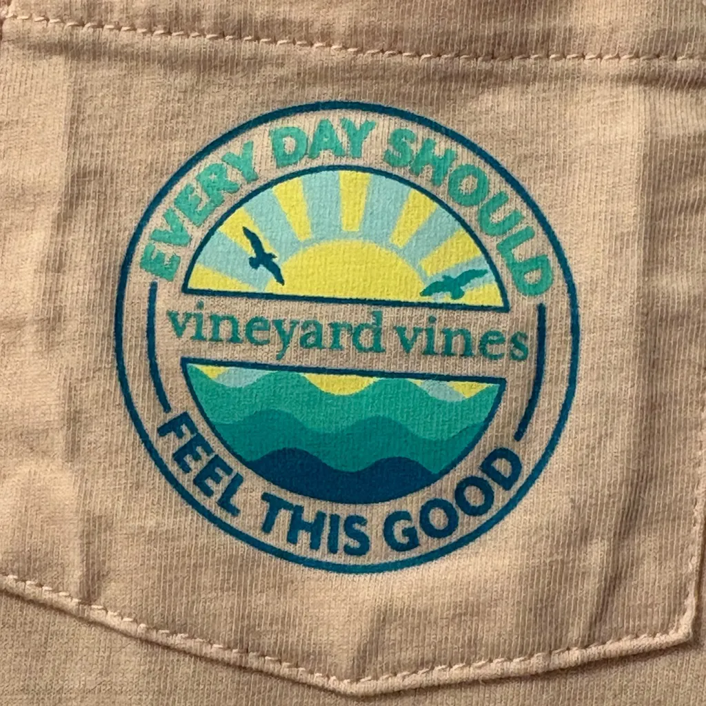 Vineyard Vines Light Pink Cotton Hoodie Size XS Every Day Should Feel This Good - Image 3