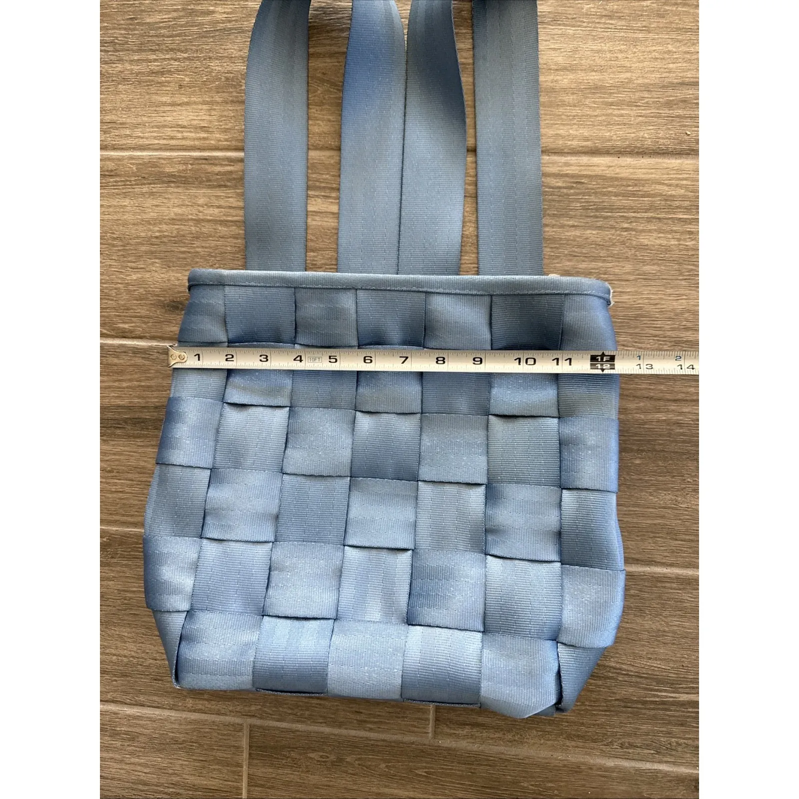 Original Seatbelt Harvey's Backpack With Adjustable Straps Blue Made in USA - Image 2