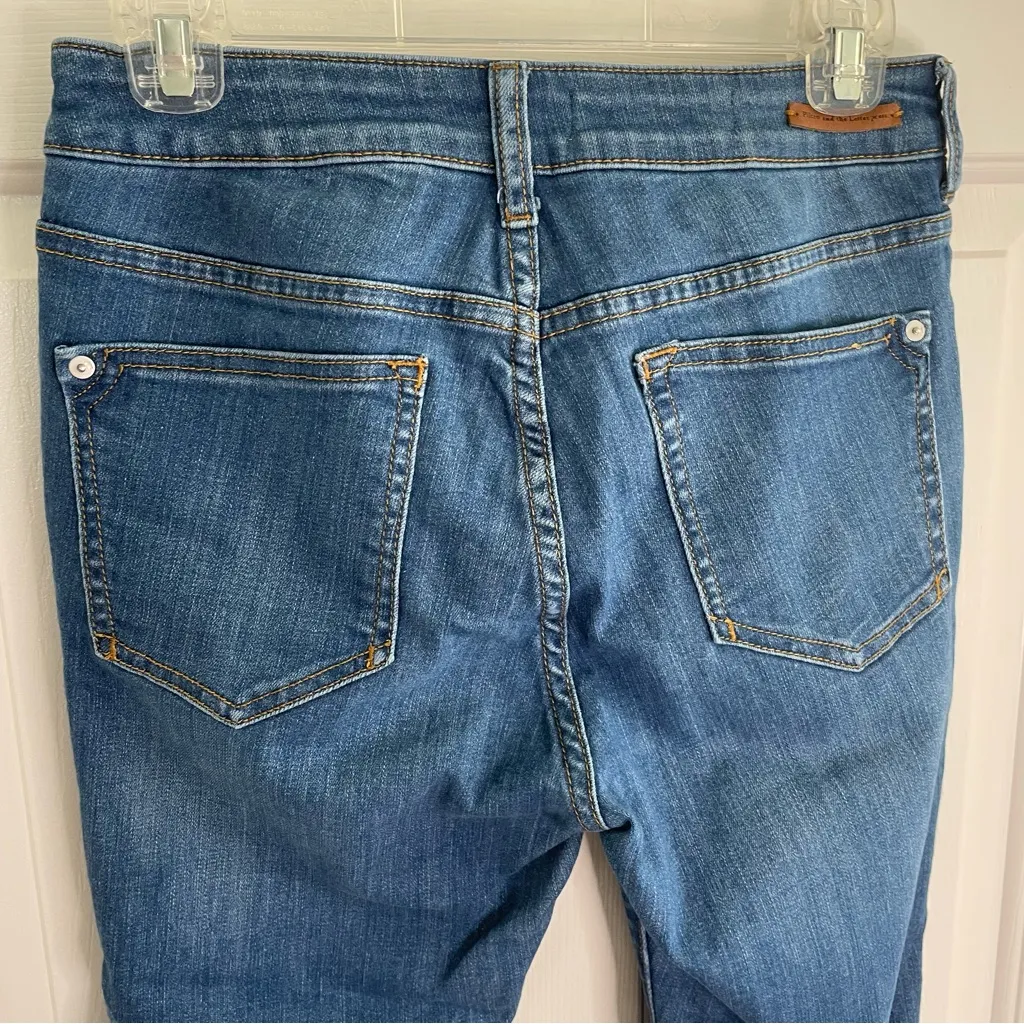 Anthropologie Pilcro Classic Blue Women's High Rise denim legging size 28 retro - Image 7