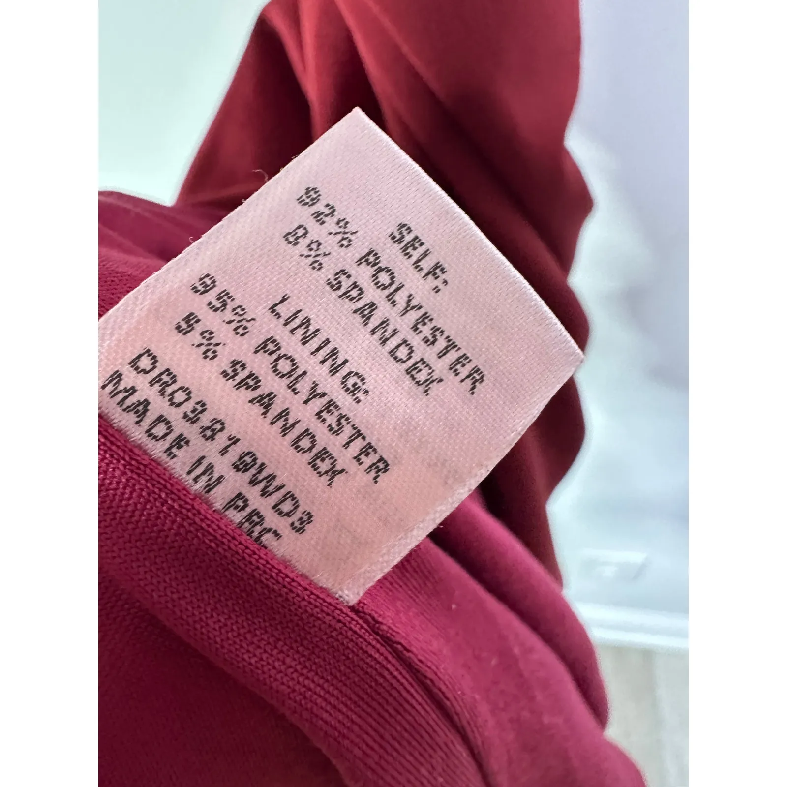 Meshki Dark Red Keren Open Back Maxi Dress Size XS Long Sleeve Backless Cocktail - Image 5