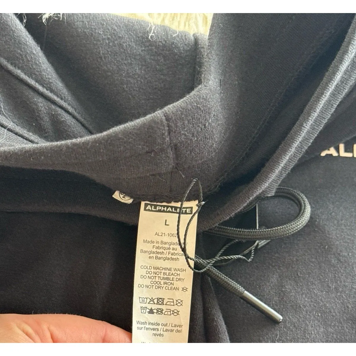 Alphalete Essential Core Sweat Shorts Black Size Large - Image 9