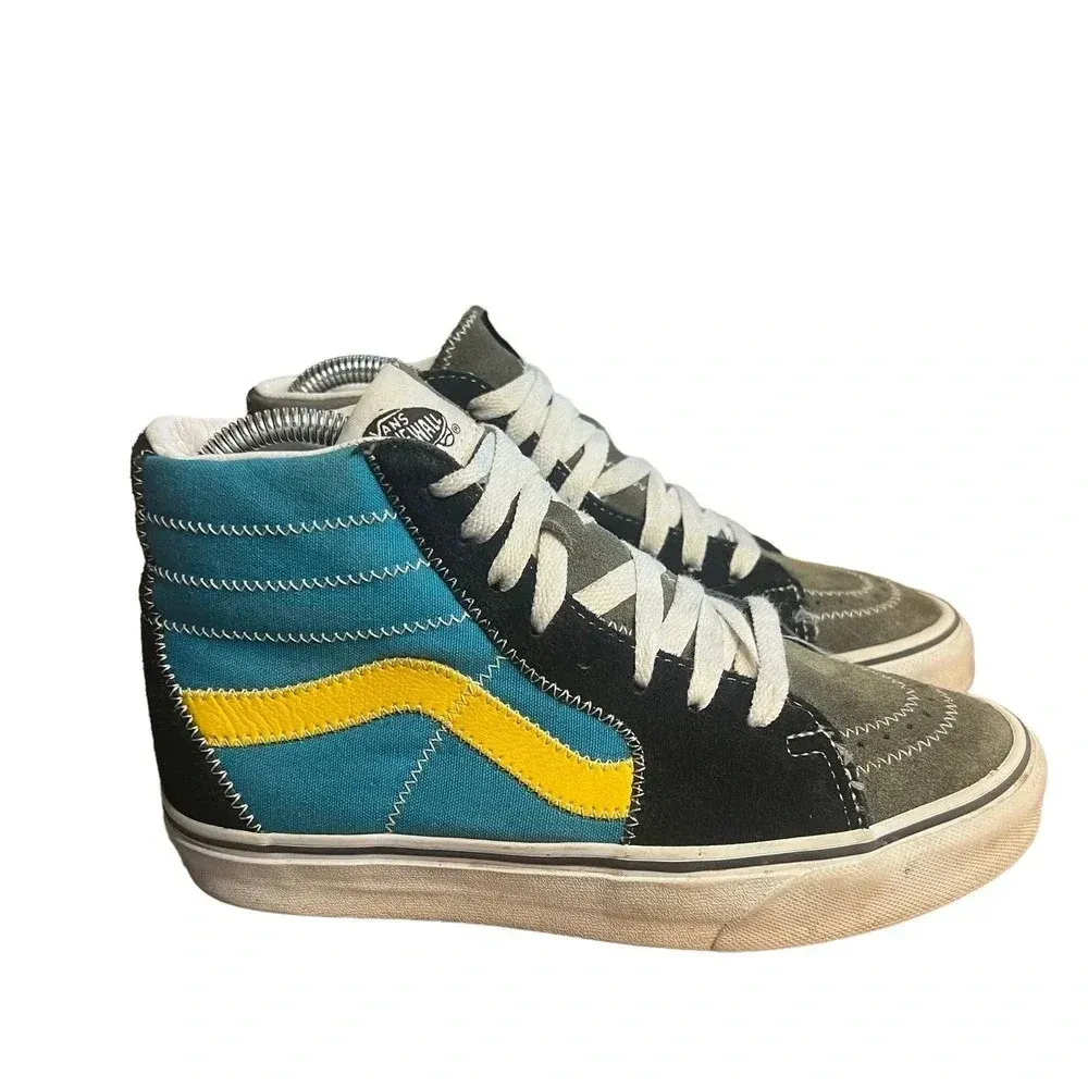 Vans‎ Sk8-Hi Zig Zag High Top Sneakers Multicolor Skate Shoes Women’s Size 5 - Image 10