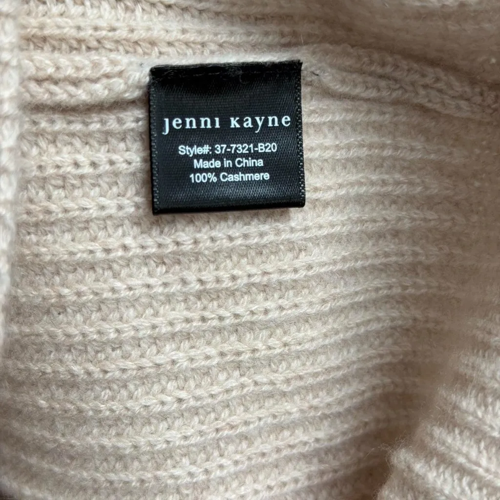 Jenni Kayne Cashmere Cocoon Cardigan in Oatmeal, Size Small - Image 6
